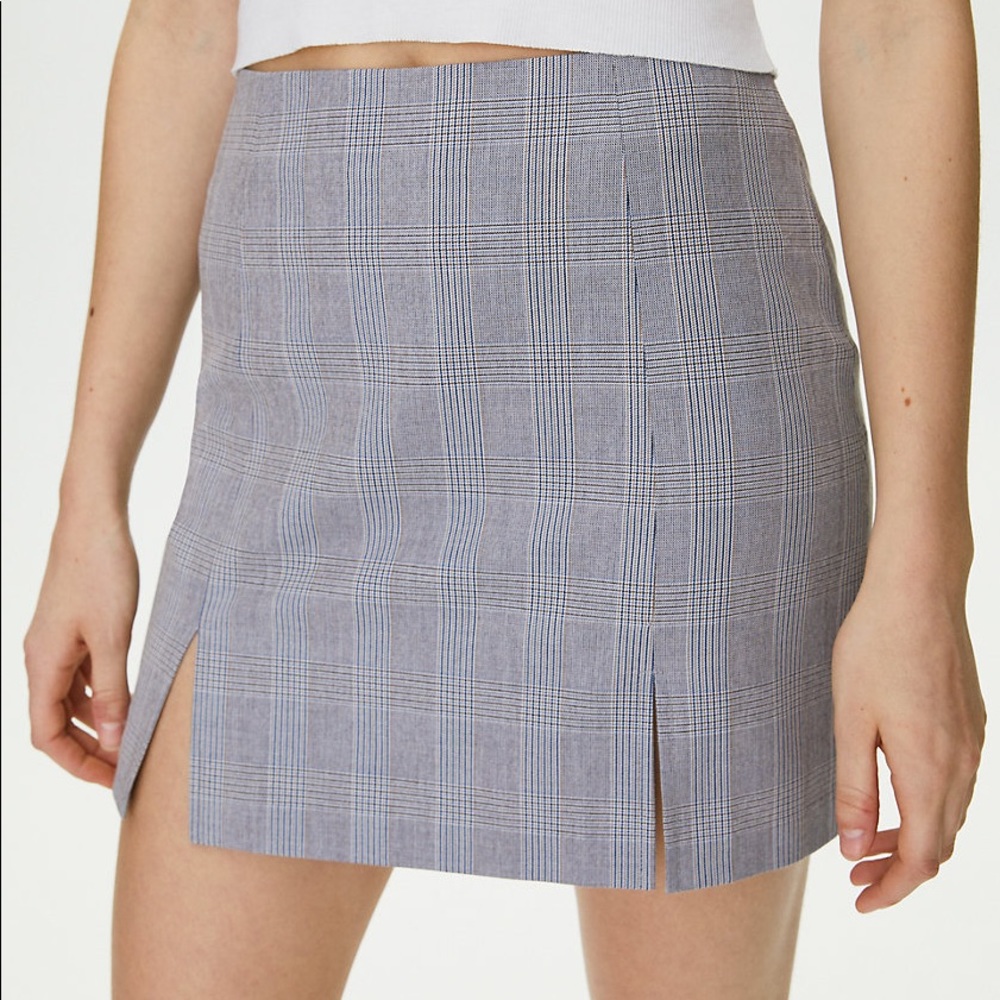 Aritzia Sunday Best A-line Plaid Mini Skirt